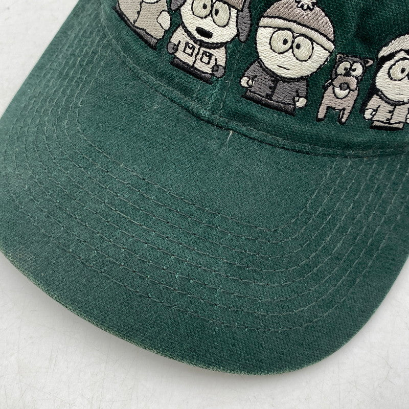 【中古品】【メンズ/レディース】 SOUTH PARK サウスパーク COMEDY CENTRAL コメディ セントラル c1998 CHARACTER CAP キャラクター キャップ 帽子 185-261028-cs-03-izu サイズ：F カラー：グリーン 万代Net店