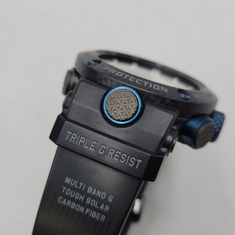 【中古品】【メンズ/レディース】 G-SHOCK ジーショック GWR-B1000 GRAVITYMASTER SOLAR DIGITAL WATCH グラビティマスター ソーラー デジタル 時計 腕時計 196-261029-ay-05-izu サイズ：46.2 × 46.4 × 16.9 mm カラー：ブラック×ブルー 万代Net店