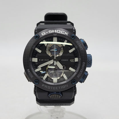 【中古品】【メンズ/レディース】 G-SHOCK ジーショック GWR-B1000 GRAVITYMASTER SOLAR DIGITAL WATCH グラビティマスター ソーラー デジタル 時計 腕時計 196-261029-ay-05-izu サイズ：46.2 × 46.4 × 16.9 mm カラー：ブラック×ブルー 万代Net店