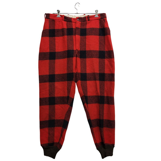 【中古品】【メンズ】 DUXBAK UTICA ダックスバック ユーティカ 推定50’S WOOL CHECK HUNTING PANTS ウール チェック ハンティング パンツ ズボン ボトムス 157-261029-ya-20-izu サイズ：下記参照 カラー：レッド 万代Net店