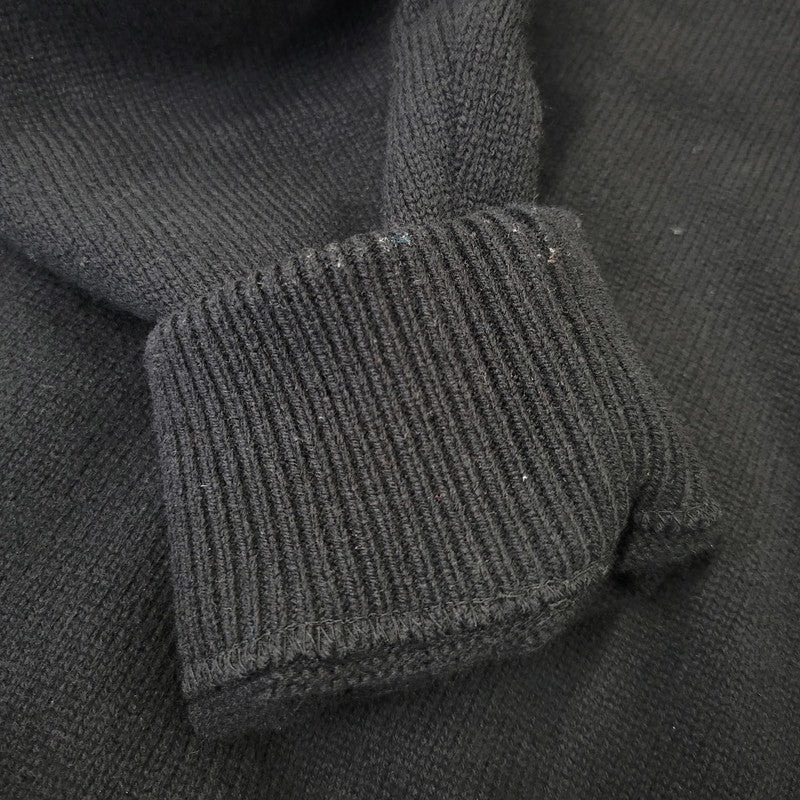 【中古品】【メンズ】 CREPUSCULE クレプスキュール 2303-032 WOOL ZIP CARDIGAN ウール ジップ カーディガン トップス 長袖 140-261029-ya-15-izu サイズ：2 カラー：ブラック 万代Net店