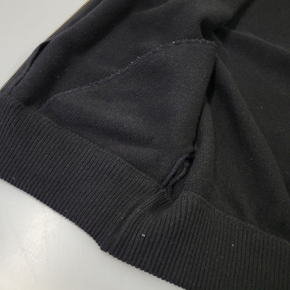 【中古品】【メンズ】 CREPUSCULE クレプスキュール 2303-032 WOOL ZIP CARDIGAN ウール ジップ カーディガン トップス 長袖 140-261029-ya-15-izu サイズ：2 カラー：ブラック 万代Net店