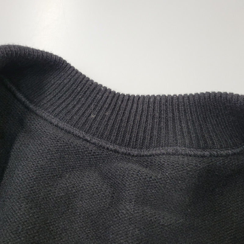 【中古品】【メンズ】 CREPUSCULE クレプスキュール 2303-032 WOOL ZIP CARDIGAN ウール ジップ カーディガン トップス 長袖 140-261029-ya-15-izu サイズ：2 カラー：ブラック 万代Net店