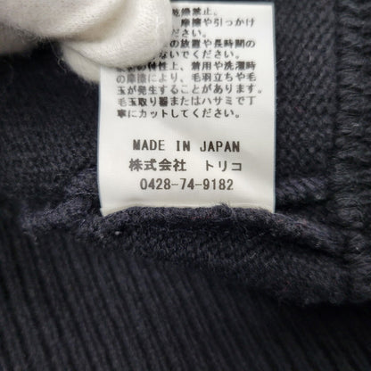 【中古品】【メンズ】 CREPUSCULE クレプスキュール 2303-032 WOOL ZIP CARDIGAN ウール ジップ カーディガン トップス 長袖 140-261029-ya-15-izu サイズ：2 カラー：ブラック 万代Net店