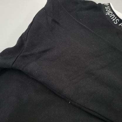【中古品】【メンズ】 ACNE STUDIOS アクネストゥディオズ FN-MN-SWEA000080 LOGO CREWNECK SWEATSHIRT ロゴ クルーネック スウェットシャツ トップス 長袖 141-261029-ya-16-izu サイズ：S カラー：ブラック 万代Net店