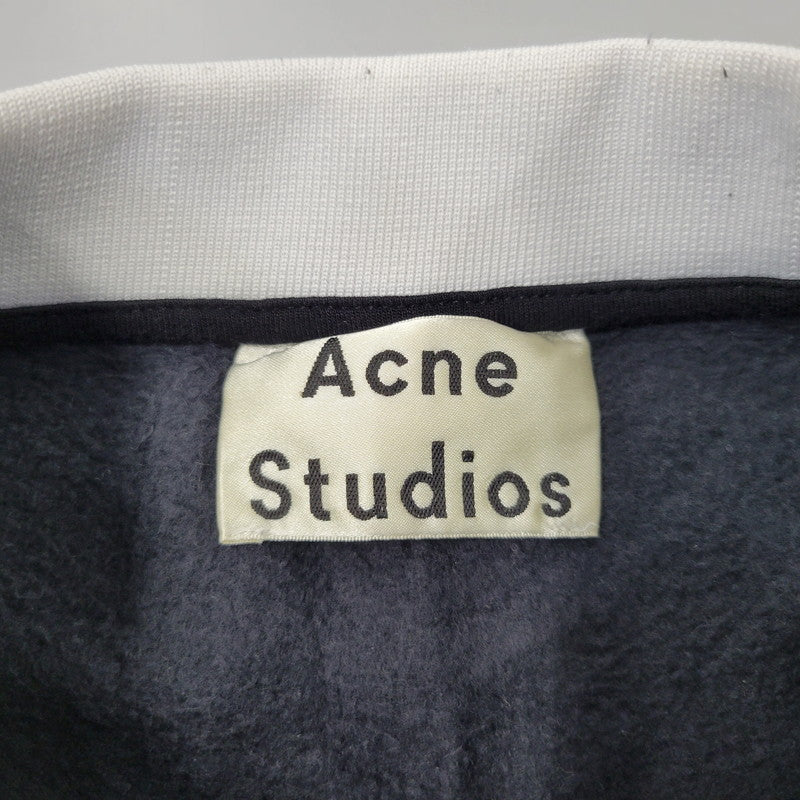 【中古品】【メンズ】 ACNE STUDIOS アクネストゥディオズ FN-MN-SWEA000080 LOGO CREWNECK SWEATSHIRT ロゴ クルーネック スウェットシャツ トップス 長袖 141-261029-ya-16-izu サイズ：S カラー：ブラック 万代Net店