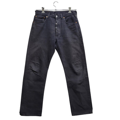 【中古品】【メンズ】 LEVI'S リーバイス 90S 501-0163 後染め BLACK DENIM PANTS ブラック デニム パンツ ズボン ボトムス 157-261029-ya-19-izu サイズ：33×30 カラー：ブラック 万代Net店