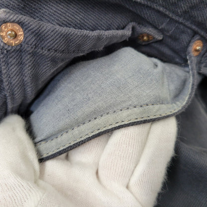 【中古品】【メンズ】 LEVI'S リーバイス 90S 501-0163 後染め BLACK DENIM PANTS ブラック デニム パンツ ズボン ボトムス 157-261029-ya-19-izu サイズ：33×30 カラー：ブラック 万代Net店
