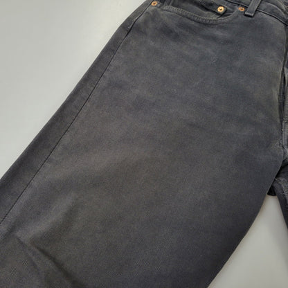 【中古品】【メンズ】 LEVI'S リーバイス 90S 501-0163 後染め BLACK DENIM PANTS ブラック デニム パンツ ズボン ボトムス 157-261029-ya-19-izu サイズ：33×30 カラー：ブラック 万代Net店