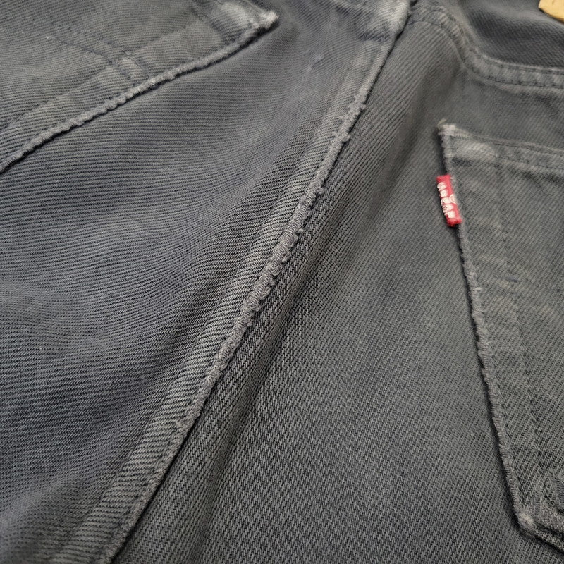 【中古品】【メンズ】 LEVI'S リーバイス 90S 501-0163 後染め BLACK DENIM PANTS ブラック デニム パンツ ズボン ボトムス 157-261029-ya-19-izu サイズ：33×30 カラー：ブラック 万代Net店