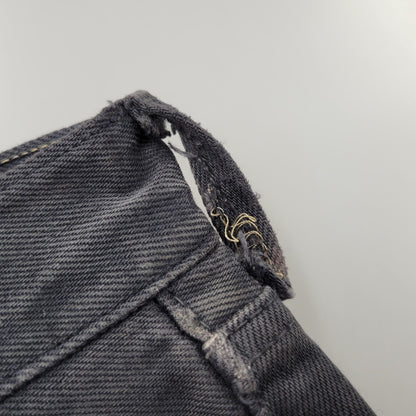 【中古品】【メンズ】 LEVI'S リーバイス 90S 501-0163 後染め BLACK DENIM PANTS ブラック デニム パンツ ズボン ボトムス 157-261029-ya-19-izu サイズ：33×30 カラー：ブラック 万代Net店