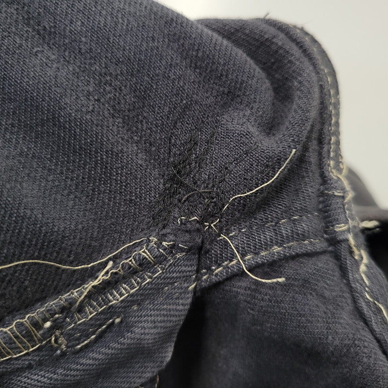 【中古品】【メンズ】 LEVI'S リーバイス 90S 501-0163 後染め BLACK DENIM PANTS ブラック デニム パンツ ズボン ボトムス 157-261029-ya-19-izu サイズ：33×30 カラー：ブラック 万代Net店