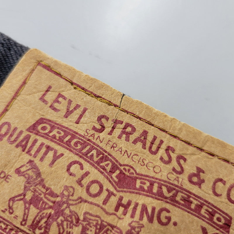 【中古品】【メンズ】 LEVI'S リーバイス 90S 501-0163 後染め BLACK DENIM PANTS ブラック デニム パンツ ズボン ボトムス 157-261029-ya-19-izu サイズ：33×30 カラー：ブラック 万代Net店
