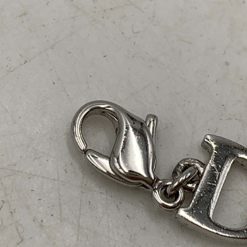 【中古品】【レディース】 CHRISTIAN DIOR クリスチャンディオール FAKE PEARL LOGO BRACELET フェイク パール ロゴ ブレスレット アクセサリー 182-261030-cs-16-izu カラー：シルバー×ホワイト 万代Net店