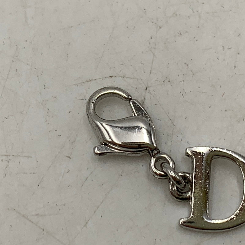 【中古品】【レディース】 CHRISTIAN DIOR クリスチャンディオール FAKE PEARL LOGO BRACELET フェイク パール ロゴ ブレスレット アクセサリー 182-261030-cs-16-izu カラー：シルバー×ホワイト 万代Net店