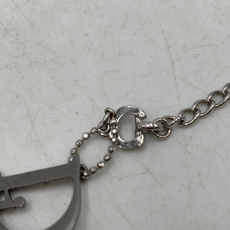 【中古品】【レディース】 CHRISTIAN DIOR クリスチャンディオール FAKE PEARL LOGO BRACELET フェイク パール ロゴ ブレスレット アクセサリー 182-261030-cs-16-izu カラー：シルバー×ホワイト 万代Net店