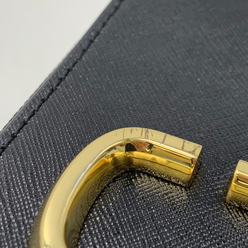 【中古品】【レディース】 MARC JACOBS マークジェイコブス M0012007-011 THE SNAPSHOT SHOULDER BAG ザ スナップショット ショルダー バッグ カバン 鞄 188-261030-cs-17-izu カラー：ブラック×レッド 万代Net店