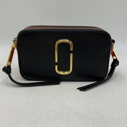 【中古品】【レディース】 MARC JACOBS マークジェイコブス M0012007-011 THE SNAPSHOT SHOULDER BAG ザ スナップショット ショルダー バッグ カバン 鞄 188-261030-cs-17-izu カラー：ブラック×レッド 万代Net店