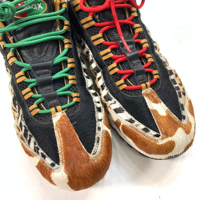 【中古品】【メンズ】 NIKE ナイキ ATMOS AQ0929-200 AIR MAX 95 DLX ""ANIMAL PACK"" エアマックス95 DLX ""アニマルパック"" コラボ シューズ 靴 スニーカー 160-240309-gm-35-fuz サイズ：28cm カラー：アニマル柄 万代Net店