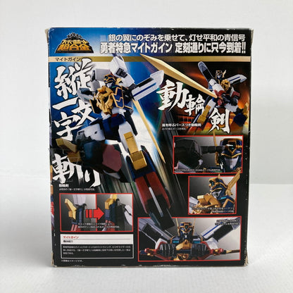 【中古品】 完備品 スーパーロボット超合金 マイトガイン フィギュア 057-241223-mh-17-fuz 万代Net店