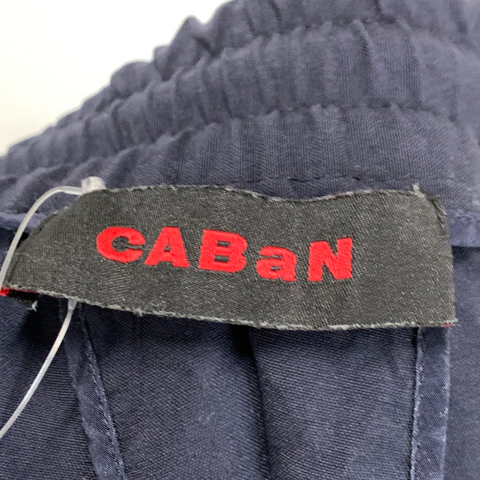 【中古品】【メンズ】 CABAN 19AW ドライウールテーパードパンツ ボトムス ブランド 古着 151-240217-gm-25-fuz サイズ：M カラー：ネイビー 万代Net店