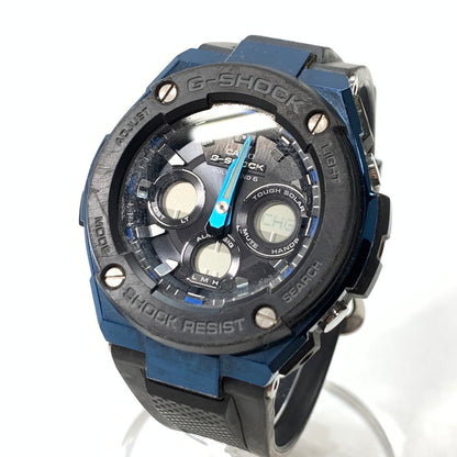 【中古品】【メンズ】 G-SHOCK ジーショック GST-W300G 腕時計 196-231002-196-231002-gm-10-fuz-fuz カラー：ブラック 黒 ブルー 青 万代Net店