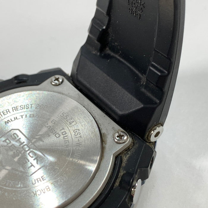 【中古品】【メンズ】 G-SHOCK ジーショック GST-W300G 腕時計 196-231002-196-231002-gm-10-fuz-fuz カラー：ブラック 黒 ブルー 青 万代Net店