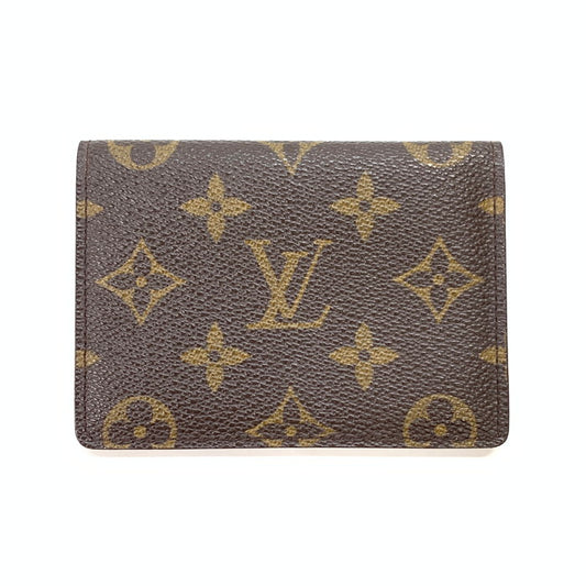 【中古品】【メンズ/レディース】 LOUIS VUITTON ルイ・ヴィトン M60533 パスケース カードケース ブランド 財布 ウォレット 179-231002-179-231002-gm-2-fuz-fuz カラー：ブラウン 茶 万代Net店