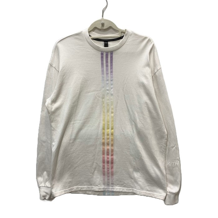 【中古品】【メンズ】 KITH FJ0786 TERREX WHITE LONG SLEEVE SHIRT 長袖Tシャツ カットソー トップス ブランド 古着 148-240128-gm-6-fuz サイズ：M カラー：ホワイト 万代Net店