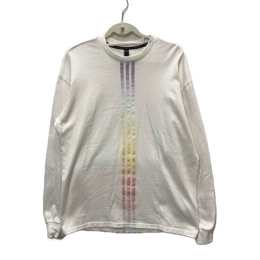 【中古品】【メンズ】 KITH FJ0786 TERREX WHITE LONG SLEEVE SHIRT 長袖Tシャツ カットソー トップス ブランド 古着 148-240128-gm-6-fuz サイズ：M カラー：ホワイト 万代Net店