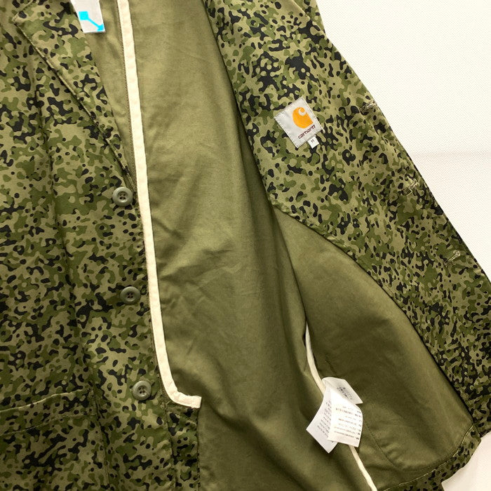 【中古品】【メンズ】 Carhartt カーハート IO15007 テーラードジャケット トップス アウター ブランド 古着 145-231015-145-231015-gm-9-fuz-fuz サイズ：M カラー：カーキ カモ柄 万代Net店