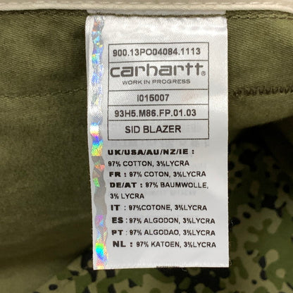 【中古品】【メンズ】 Carhartt カーハート IO15007 テーラードジャケット トップス アウター ブランド 古着 145-231015-145-231015-gm-9-fuz-fuz サイズ：M カラー：カーキ カモ柄 万代Net店