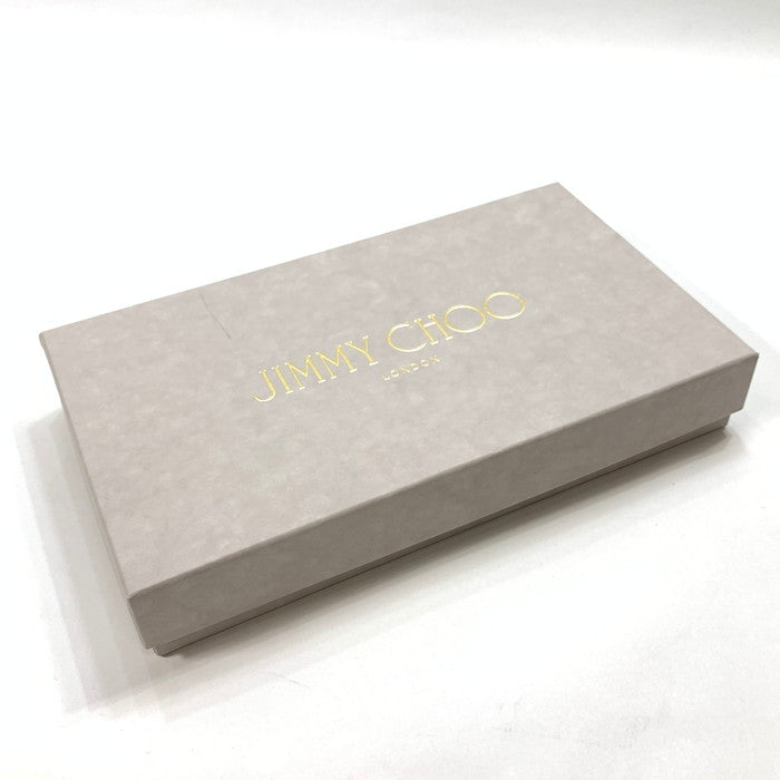 【中古品】【レディース】 JIMMY CHOO ジミーチュウ スタースタッズ ロング ウォレット 長財布 ブランド ウォレット 181-231001-181-231001-gm-20-fuz-fuz カラー：ネイビー 紺 万代Net店