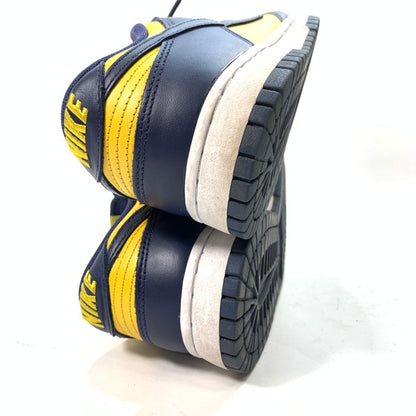 【中古品】【メンズ】 ナイキ DD1391-700 DUNK LOW ダンク ロー """"ミシガン"""" シューズ 靴 スニーカー 160-240309-gm-19-fuz サイズ：26cm カラー：ネイビー イエロー 万代Net店