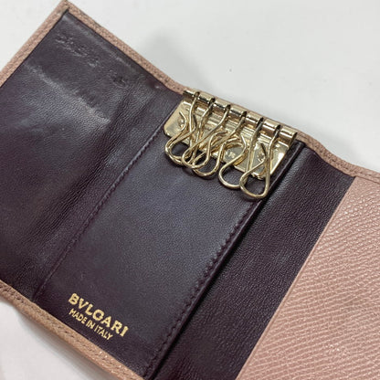 【中古品】【レディース】 BVLGARI ブルガリ 281405 6連キーケース ブランド 財布 183-231008-183-231008-gm-12-fuz-fuz カラー：ピンク 万代Net店