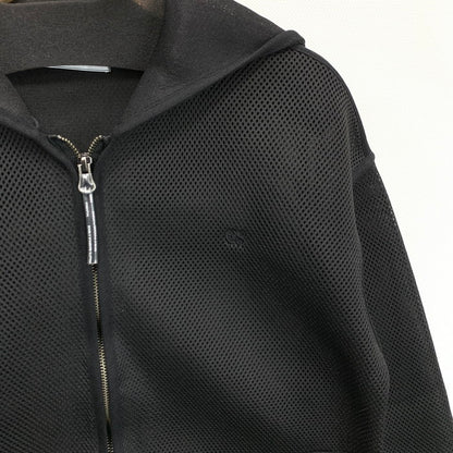 【中古品】【レディース】 ESSENTIAL DOUBLE STANDARD CLOTHING ダブルスタンダードクロージング MESH HOODIE メッシュフーディー パーカー トップス ブランド 古着 171-231105-170-231105-gm-10-fuz-fuz サイズ：FREE カラー：ブラック 万代Net店