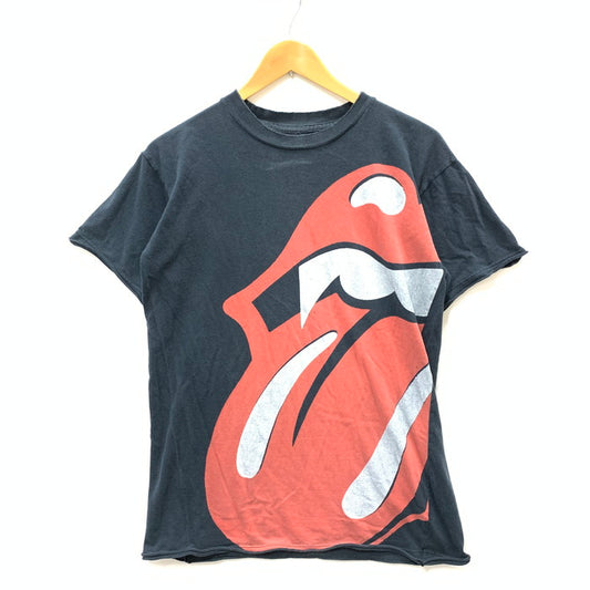 【中古品】【メンズ】 BUDDHIST PUNK ブディストパンク ROLLING STONES T-SHIRT ローリングストーンズ USED加工 半袖Tシャツ カットソー トップス ブランド 古着 バンドTシャツ 141-231017-141-231017-gm-18-fuz-fuz カラー：ブラック 万代Net店