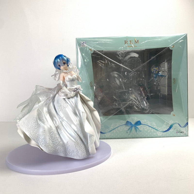 【中古品】 完備品 F:NEX Re:ゼロから始める異世界生活 レム -ウエディングドレス- 1/7スケールフィギュア 塗装済み 完成品フィギュア 053-250107-mh-01-fuz 万代Net店