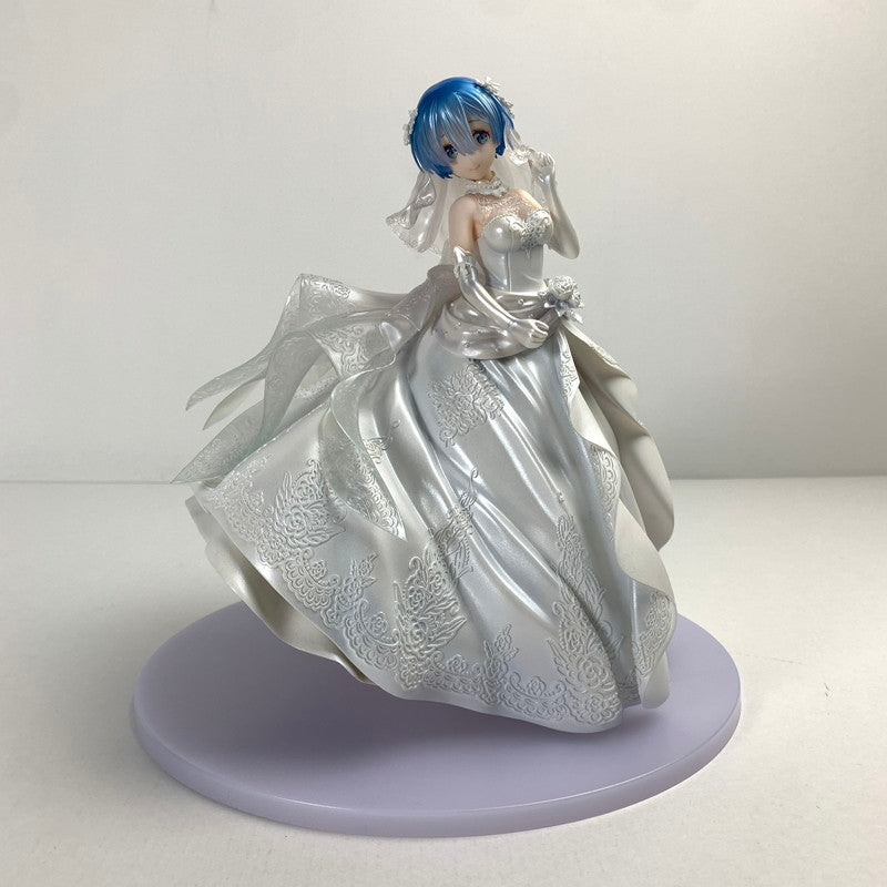 【中古品】 完備品 F:NEX Re:ゼロから始める異世界生活 レム -ウエディングドレス- 1/7スケールフィギュア 塗装済み 完成品フィギュア 053-250107-mh-01-fuz 万代Net店