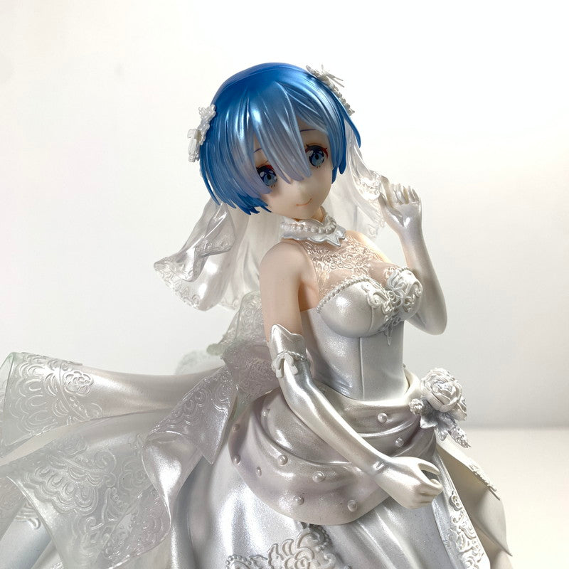 【中古品】 完備品 F:NEX Re:ゼロから始める異世界生活 レム -ウエディングドレス- 1/7スケールフィギュア 塗装済み 完成品フィギュア 053-250107-mh-01-fuz 万代Net店