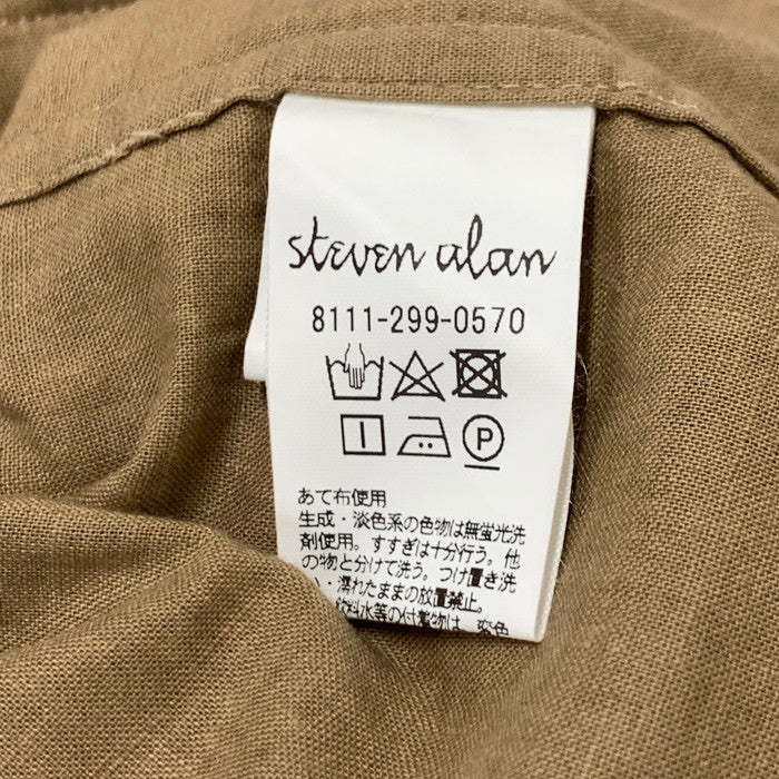 【中古品】【メンズ】 Steven Alan スティーブンアラン ジップアップジャケット アウター ブランド 古着 140-231119-140-231118-gm-2-fuz-fuz サイズ：M カラー：ベージュ 万代Net店