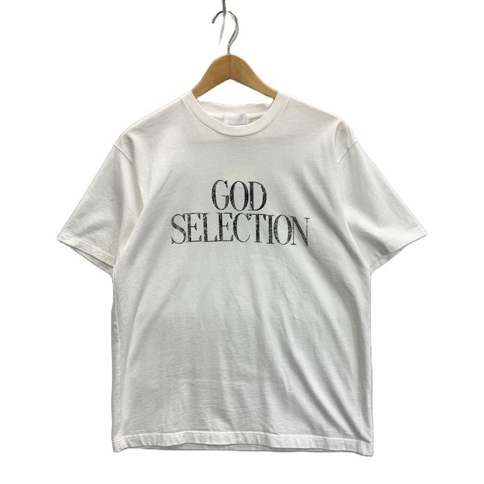 【中古品】【メンズ】 GOD SELECTION LOGO TEE 半袖Tシャツ カットソー トップス ブランド 古着 142-231104-142-231104-gm-7-fuz-fuz サイズ：サイズ表記無し カラー：ホワイト 万代Net店