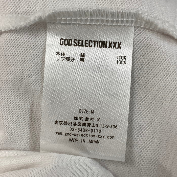 【中古品】【メンズ】 GOD SELECTION LOGO TEE 半袖Tシャツ カットソー トップス ブランド 古着 142-231104-142-231104-gm-7-fuz-fuz サイズ：サイズ表記無し カラー：ホワイト 万代Net店