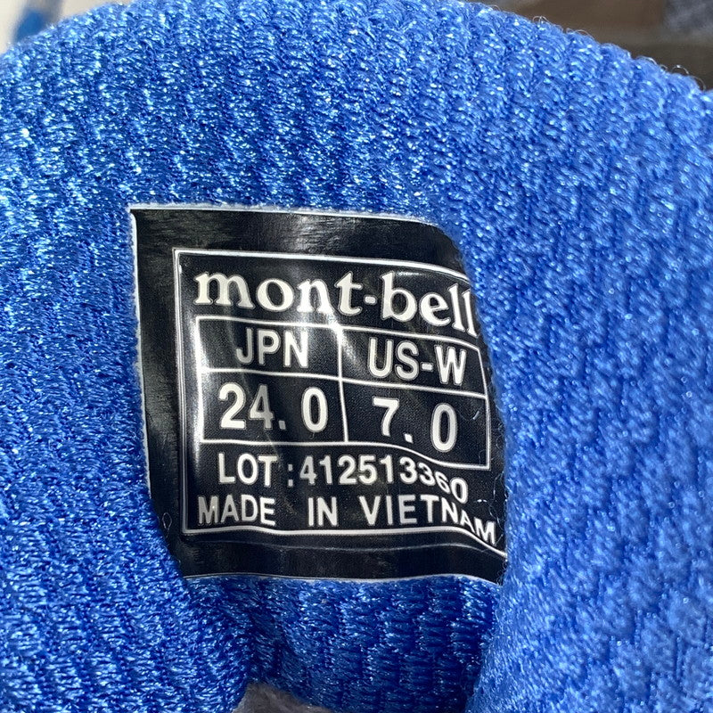 【中古品】【レディース】 MONT-BELL モンベル マウンテンクルーザー ブーツ 600 靴 167-260130-mh-09-fuz サイズ：23.5cm カラー：ネイビー 万代Net店