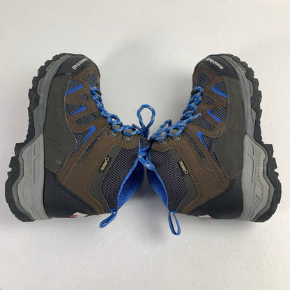 【中古品】【レディース】 MONT-BELL モンベル マウンテンクルーザー ブーツ 600 靴 167-260130-mh-09-fuz サイズ：23.5cm カラー：ネイビー 万代Net店