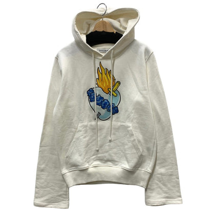 【中古品】【メンズ】 MARTIN ASBJORN パーカー フーディー トップス ブランド 古着 141-240203-gm-35-fuz サイズ：M カラー：ホワイト 万代Net店