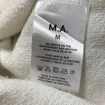 【中古品】【メンズ】 MARTIN ASBJORN パーカー フーディー トップス ブランド 古着 141-240203-gm-35-fuz サイズ：M カラー：ホワイト 万代Net店