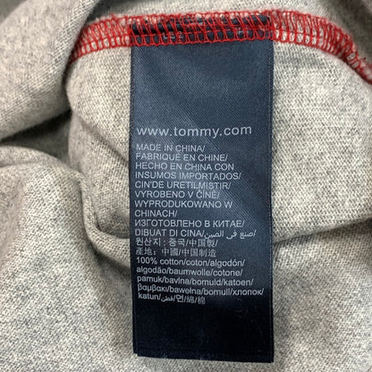 【中古品】【メンズ】 TOMMY HILFIGER トミーヒルフィガー PULLOVER HOODIE プルオーバーフーディー パーカー トップス ブランド 古着 147-240223-gm-11-fuz サイズ：M カラー：レッド ネイビー 万代Net店