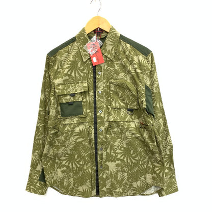 【中古美品】【メンズ】 CLOT ミリタリーシャツ 長袖シャツ トップス ブランド 古着 142-231217-gm-19-fuz サイズ：S カラー：オリーブ 万代Net店