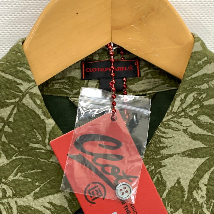 【中古美品】【メンズ】 CLOT ミリタリーシャツ 長袖シャツ トップス ブランド 古着 142-231217-gm-19-fuz サイズ：S カラー：オリーブ 万代Net店